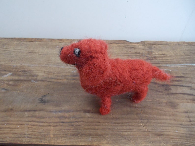 Needle Felted Dog Felted Dachshund