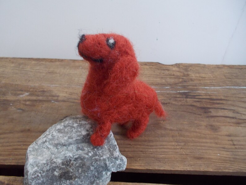 Needle Felted Dog Felted Dachshund