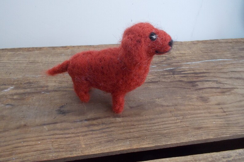 Needle Felted Dog Felted Dachshund