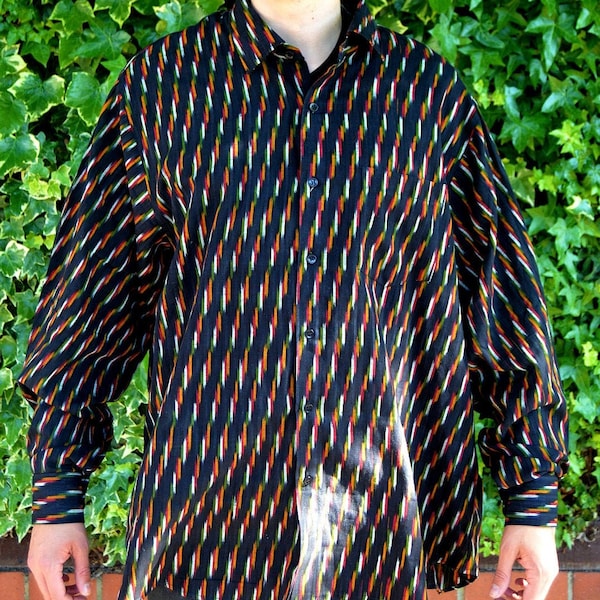 Ikat Printed Sleeveless Shirt & Trousers Co-Ords Set main image 0