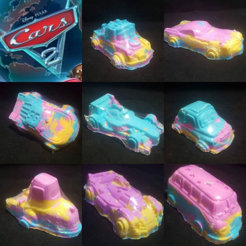 Cars Bath Bomb Set Etsy