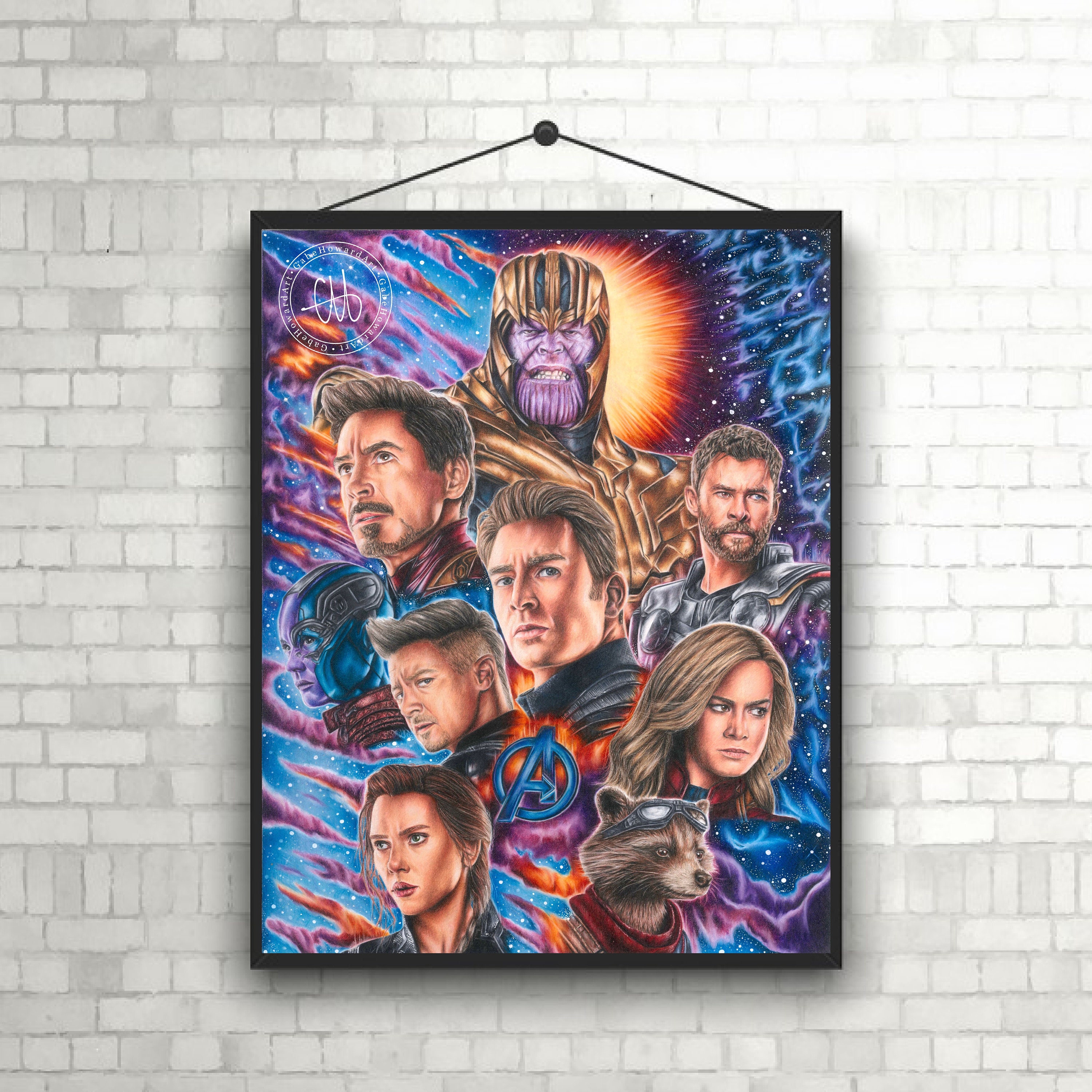 Buy Avengers Endgame Drawing Online In India  Etsy India