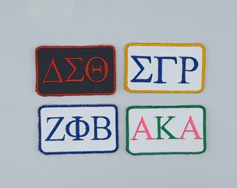 Phi Beta Sigma Shield Chenille Emblem Sew-On Patch White - 10.5/"