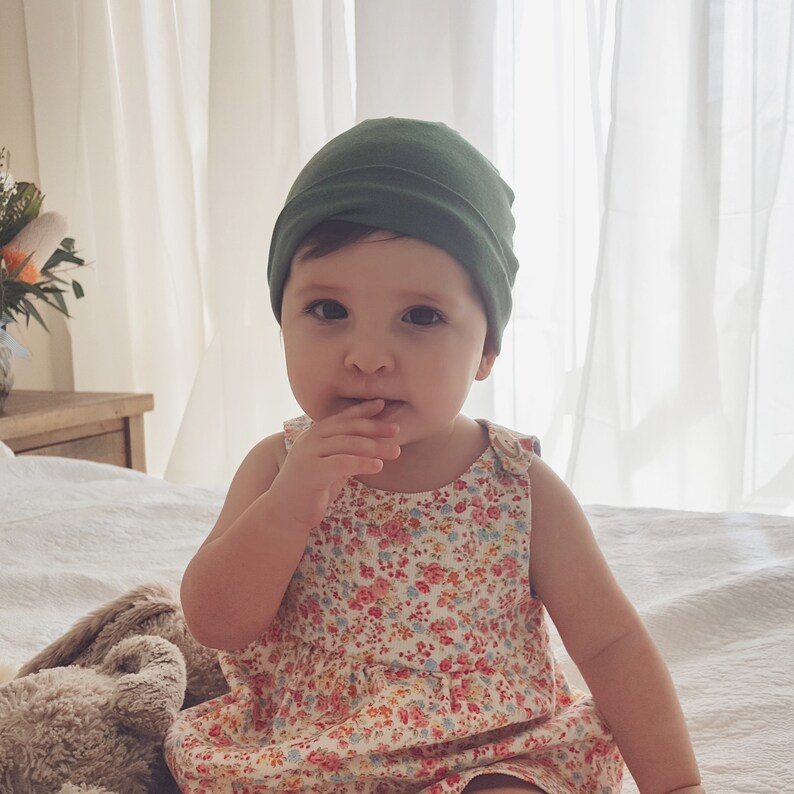 Fern Topknot Beanie