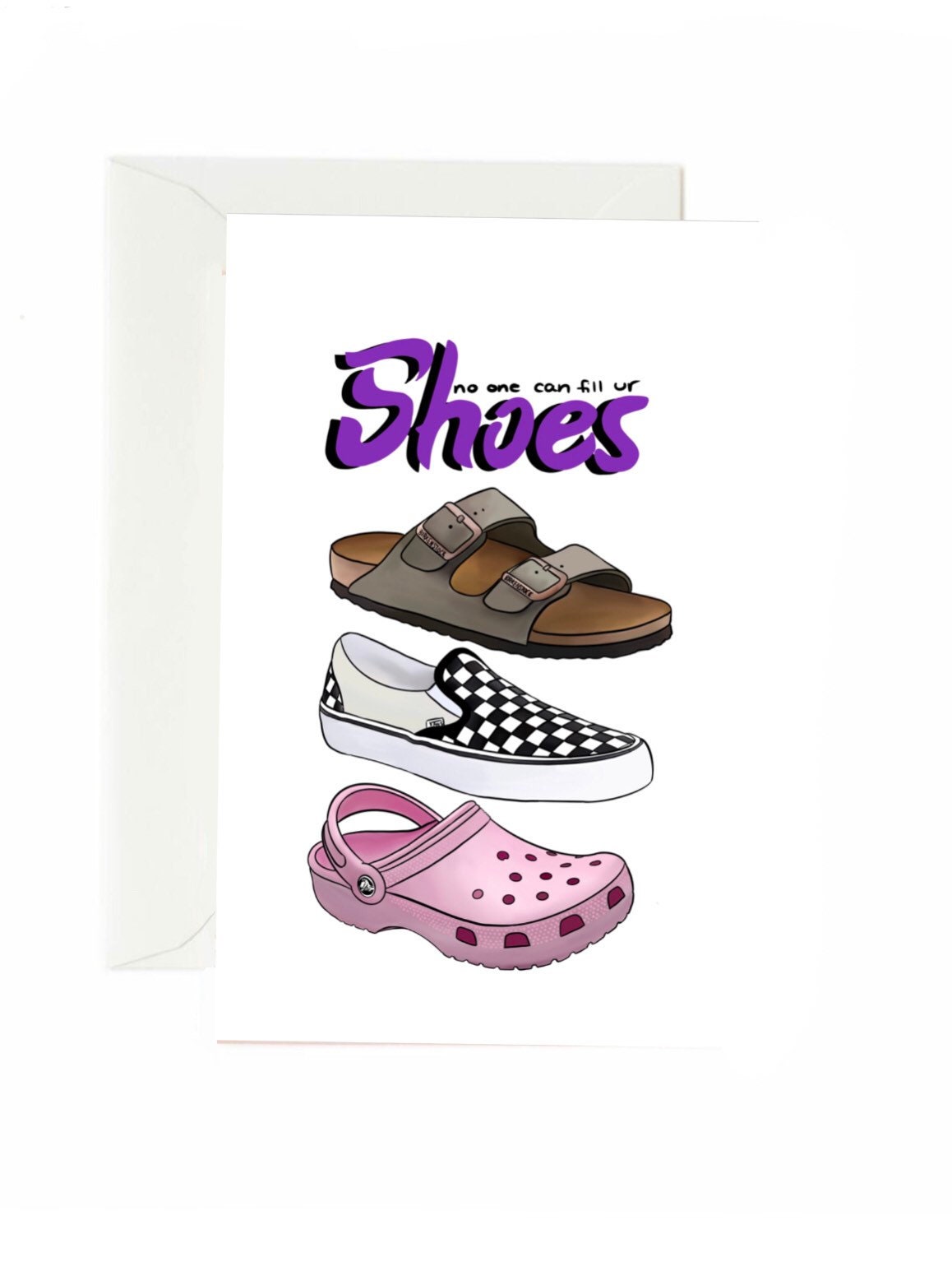Shoes Birthday/all Occasions Card - Etsy Denmark