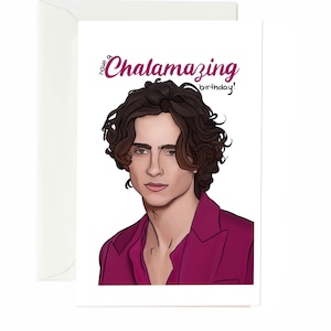 Carte d’anniversaire Timothée Chalamet