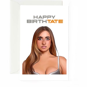 Carte d'anniversaire Tate McRae