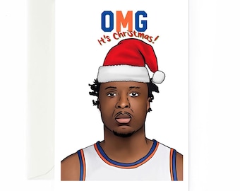 Cartolina di Natale di Anunoby, ex giocatore dei New York Knicks.