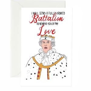 Tarjeta de amor King George Hamilton