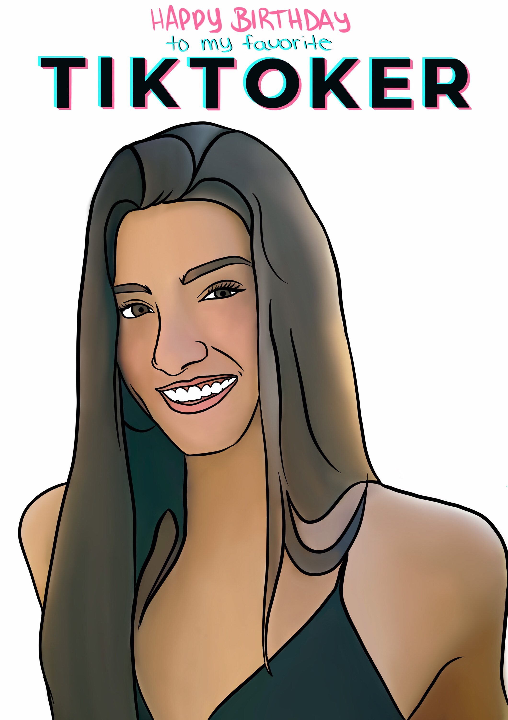 Charli Damelio Birthday Card | Etsy