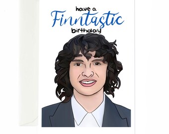 Finn Wolfhard Birthday Card