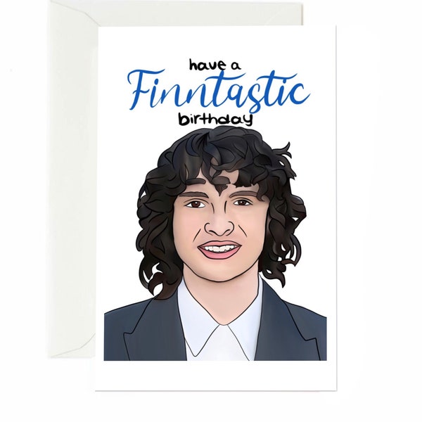 Finn Wolfhard Birthday Card