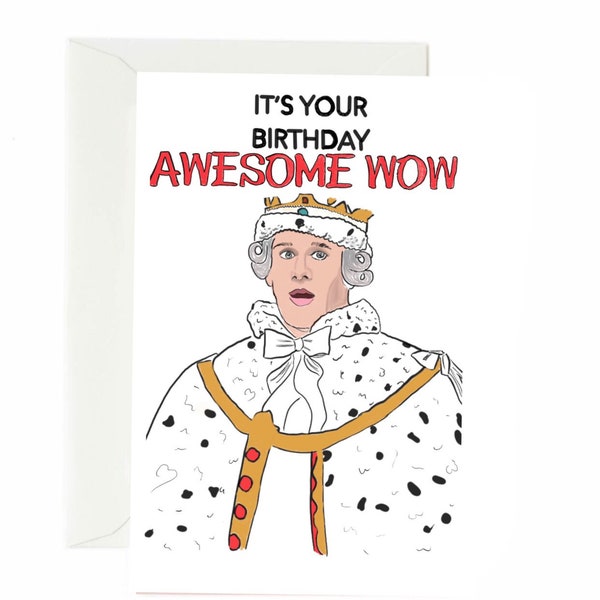 King George Hamilton Birthday Card