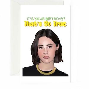 Verjaardagskaart van Gracie Abrams