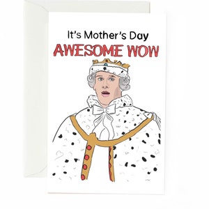Tarjeta del Día de las Madres del Rey George Hamilton