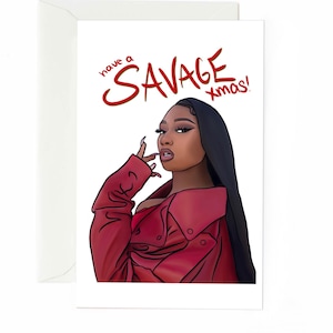 Cartolina di Natale di Megan Thee Stallion