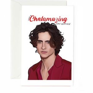 Timothée Chalamet Cartolina di Natale