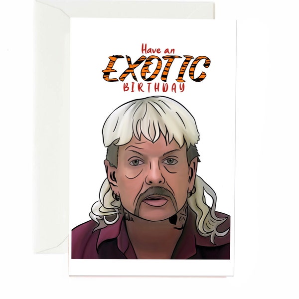 Tiger King Joe Exotic Etsy