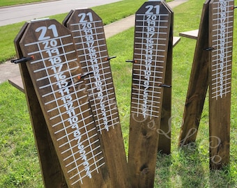 Bags/Cornhole Scoreboard with Drink Holder/Shelf