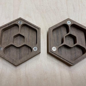 Hex Dice Box CNC files Carbide Create + svg download