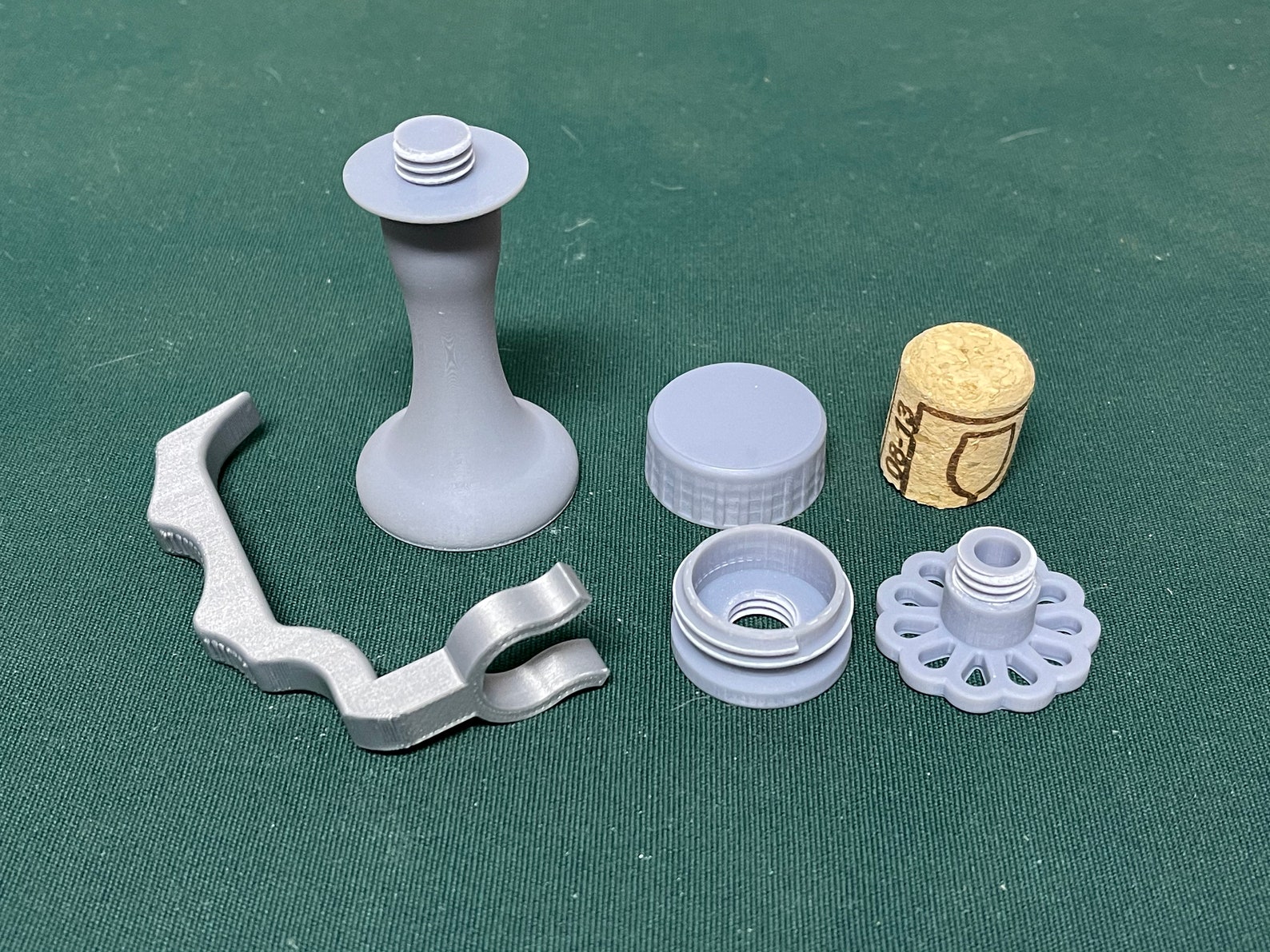 Miniature Painting Handles with bottle cap holder Etsy
