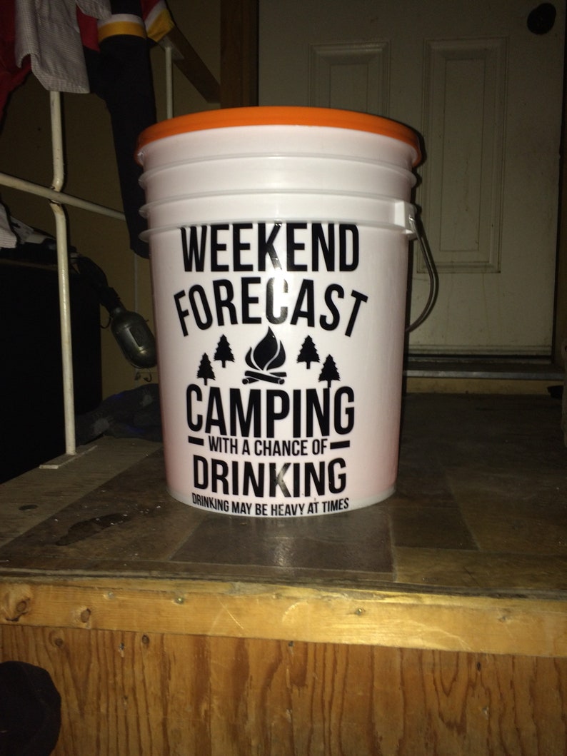 Vinyl Decal Camp Decal Vinyl Sticker DIY Paint Bucket Etsy Canada