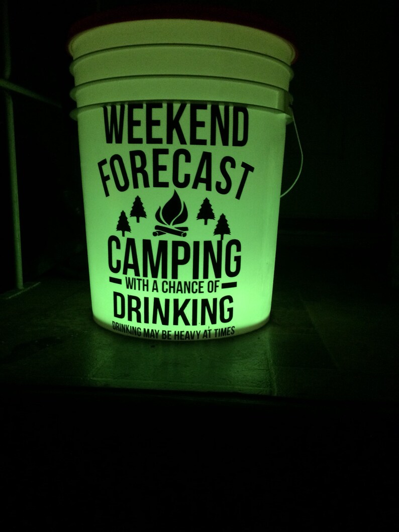 Vinyl Decal Camp Decal Vinyl Sticker DIY Paint Bucket Etsy Canada