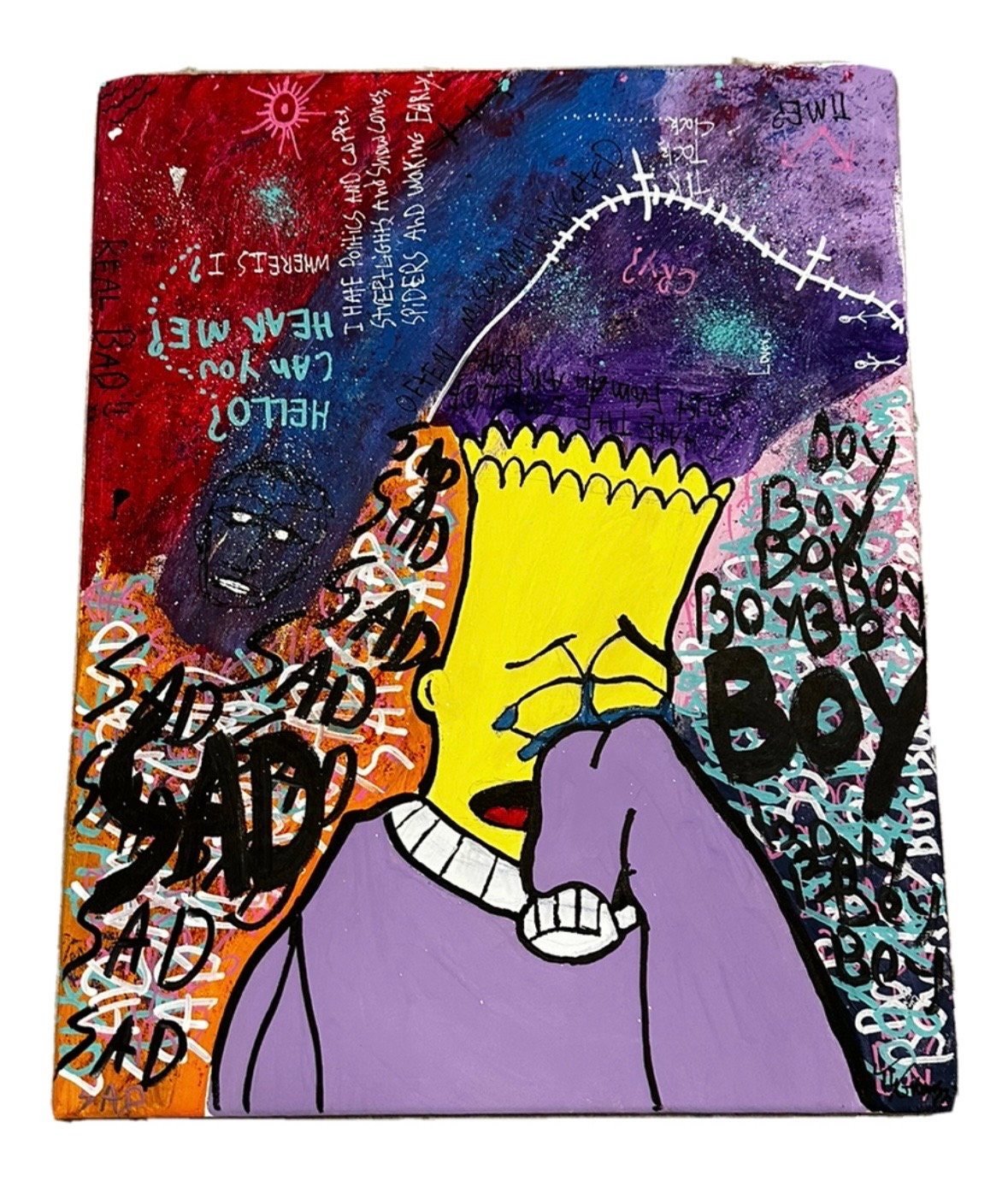 bart, sad love and bart simpson - image #6624197 on