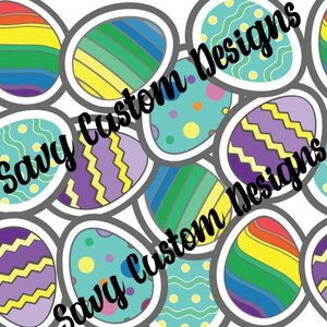 Easter egg burst SVG for tumbler