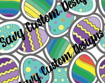 Easter egg burst SVG for tumbler