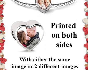 Personalised Photo Charm Double sided