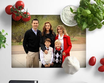 Worktop Saver Personalised Chopping Block Glass Cutting Board