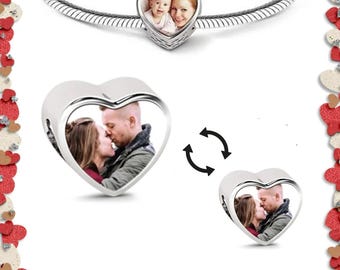 Personalised Photo Charm Double sided