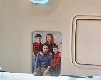 Personalised Photo Sun Visor Clip