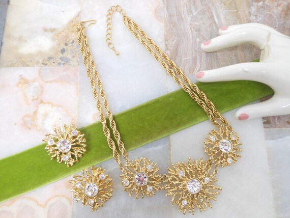 Vintage KJL KENNETH Jay LANE Necklace Earrings Se… - image 4