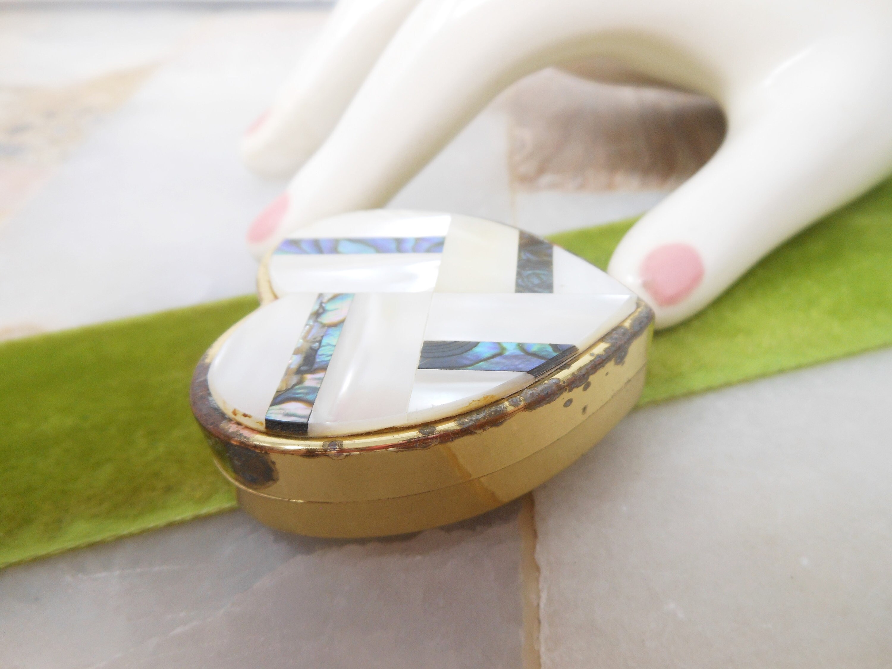 Vintage Miniature Music Box Charm Chunky Pendant Heart SANKYO Etsy