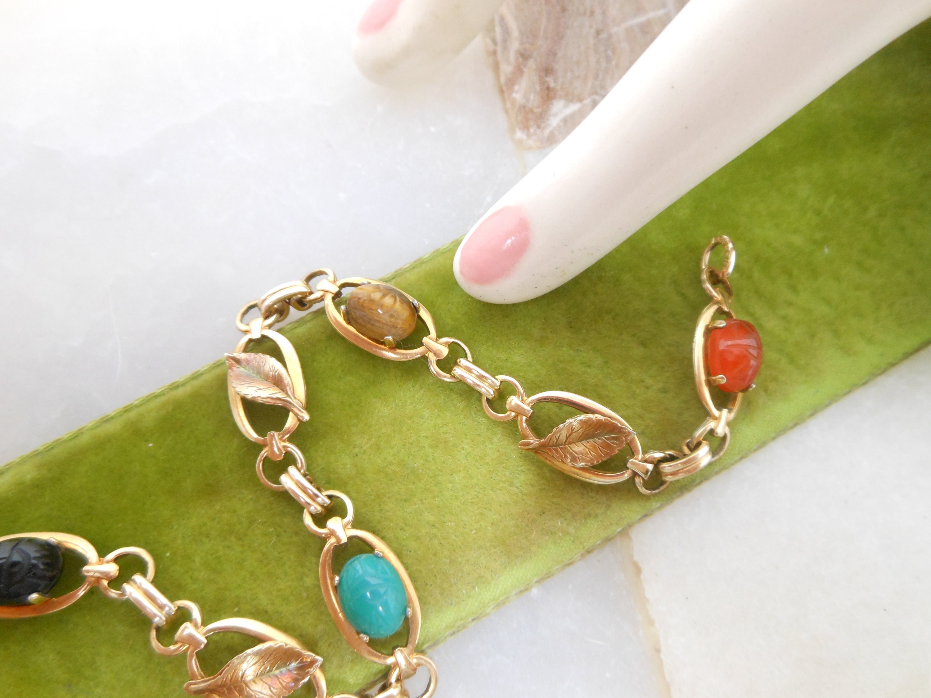 Krementz scarab bracelet best sale