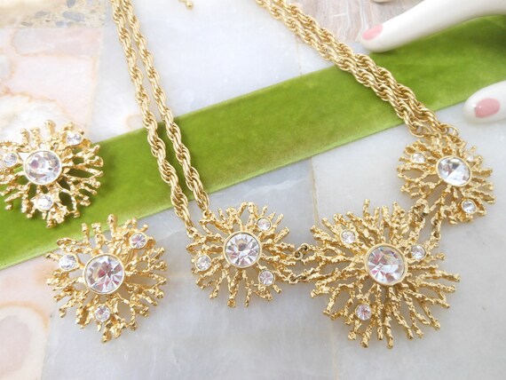 Vintage KJL KENNETH Jay LANE Necklace Earrings Se… - image 5