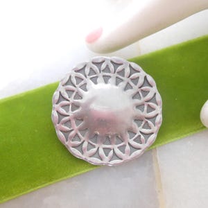 Vintage DENMARK Brooch Modernist Shield Pewter Pin Sunburst Scandinavian Designer Mid Century Gift Jewelry, VivianJoel.com