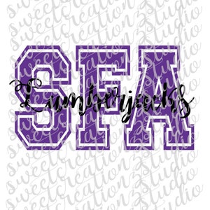 SFA (Stephen F. Austin) Lumberjacks design - svg, png, silhouette, cameo, cricut