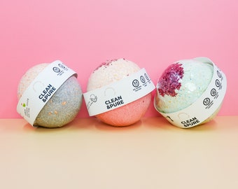 Bath Bombs | Pure essential oil | Sulfate free | Paraben free | No phthalates | PLANT BASED | Handmade in Seattle