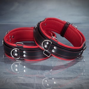 Bondage Thigh Cuffs with Optional Stocking Clips