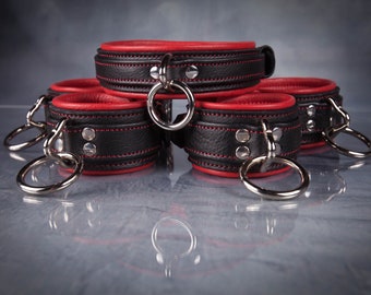 Bondage Collar and Cuff set