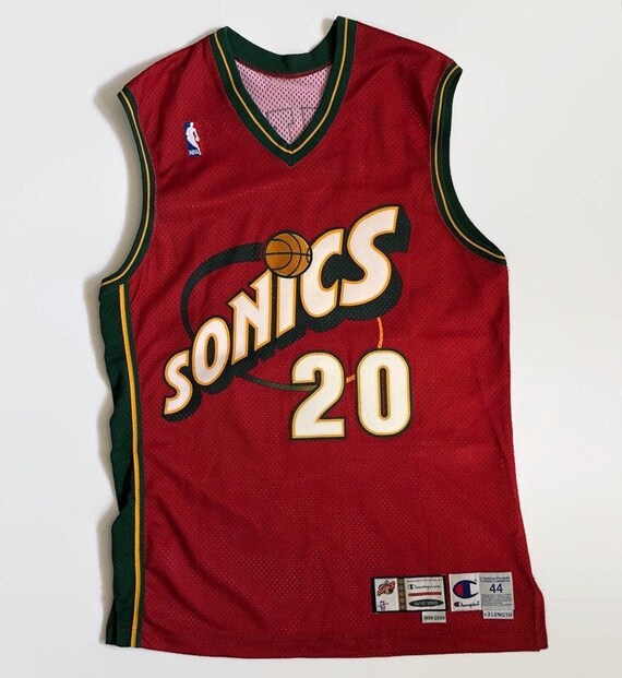 red supersonics jersey