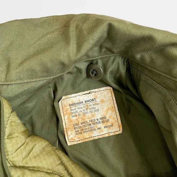 United States M-65 Field Jacket Size Medium Short - image 4
