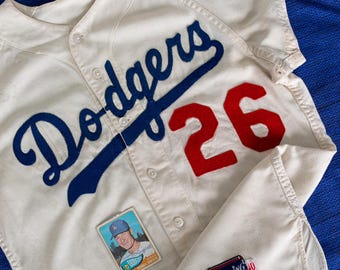 Los Angeles Dodger Derrell Griffith Spalding Major League Baseball Jersey Size 40 Medium Circa 1964