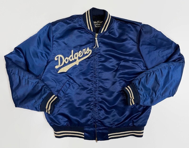 Proline By Starter LA Los Angeles Dodgers White Pullover Jacket