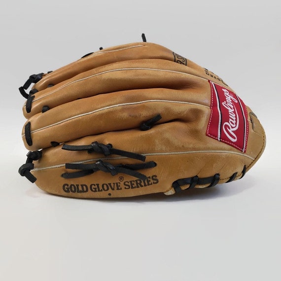 80s 90s Rawlings usa製 gold glove series Jeromy Burnitz Milwaukee Brewers Game Used Rawlings Pro-601 Gold