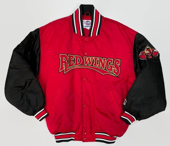 ROCHESTER NY RED WINGS VINTAGE BASEBALL STARTER JACKET