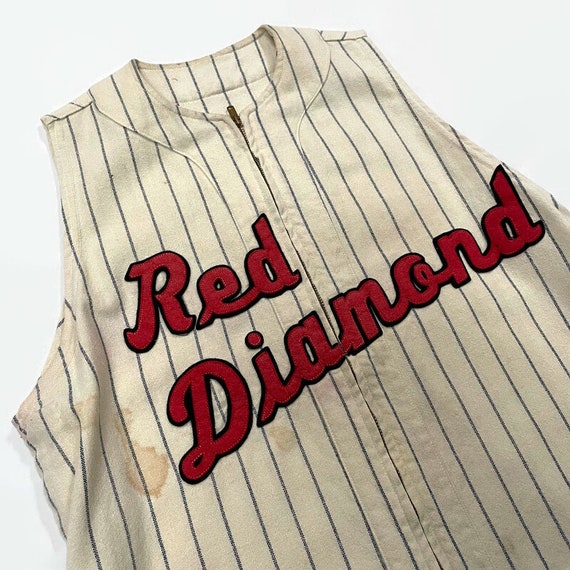 Red Diamond Wilson Baseball Jersey Size 42 Medium… - image 2